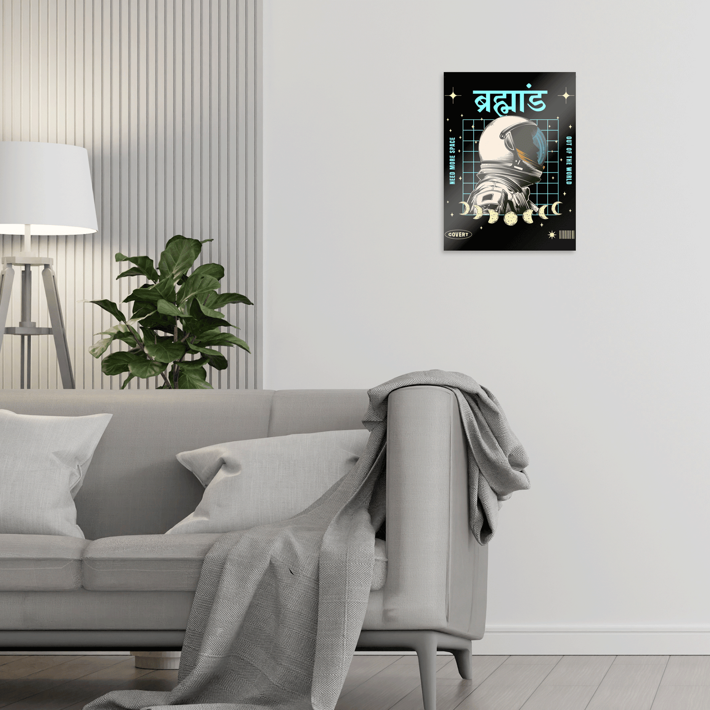 Space Traveler Metal Poster - Covert