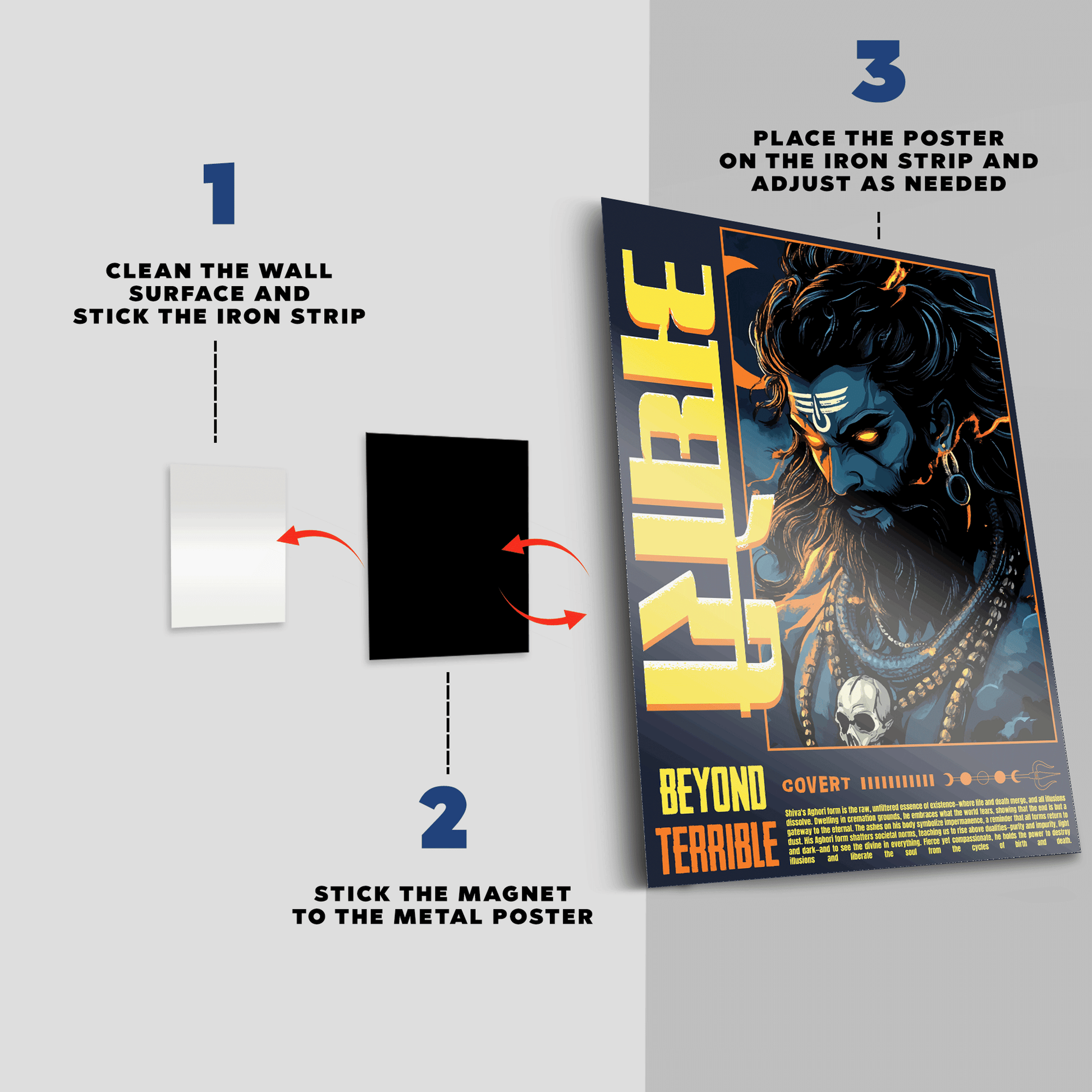 Aghori: Beyond Terrible Metal Poster Covert