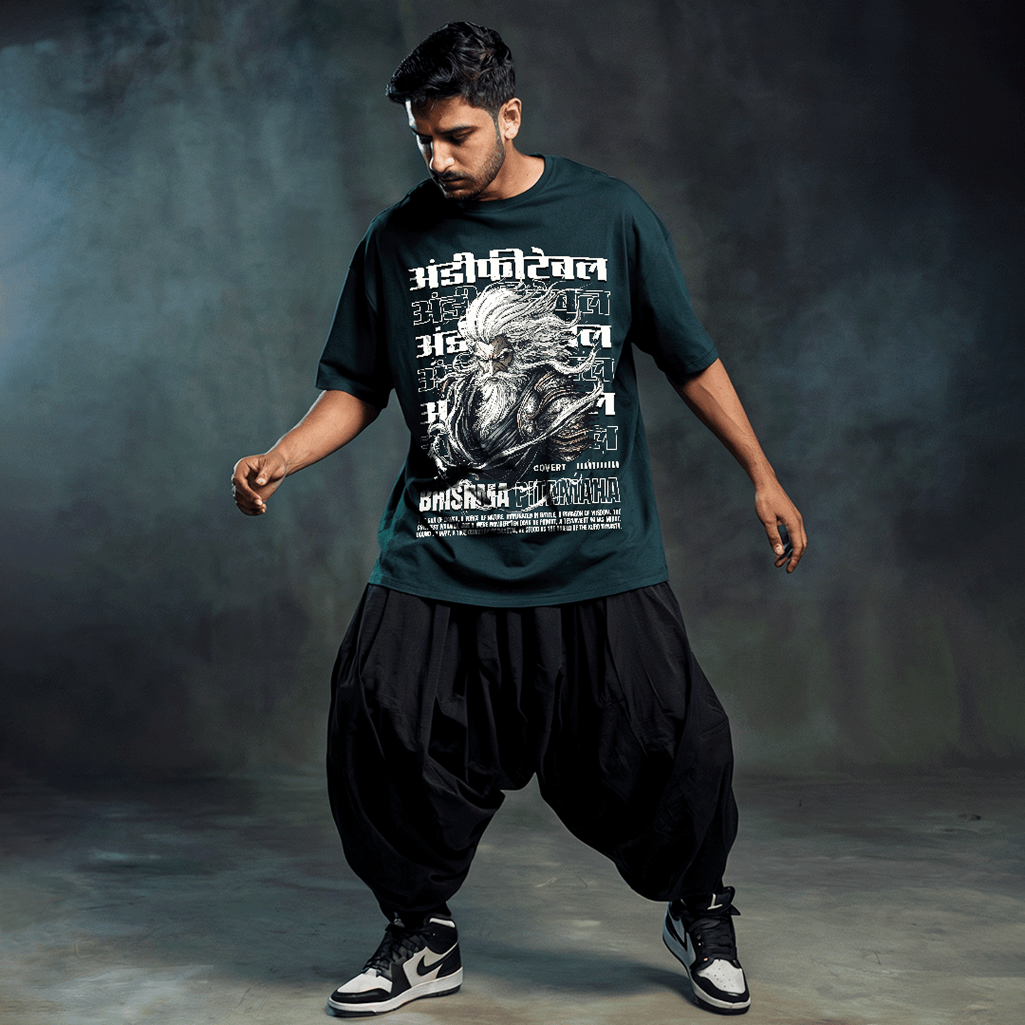 The Undefeatable: Bhishma Pitamah Oversized T-shirt