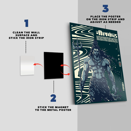 Neelkanth Metal Poster Covert