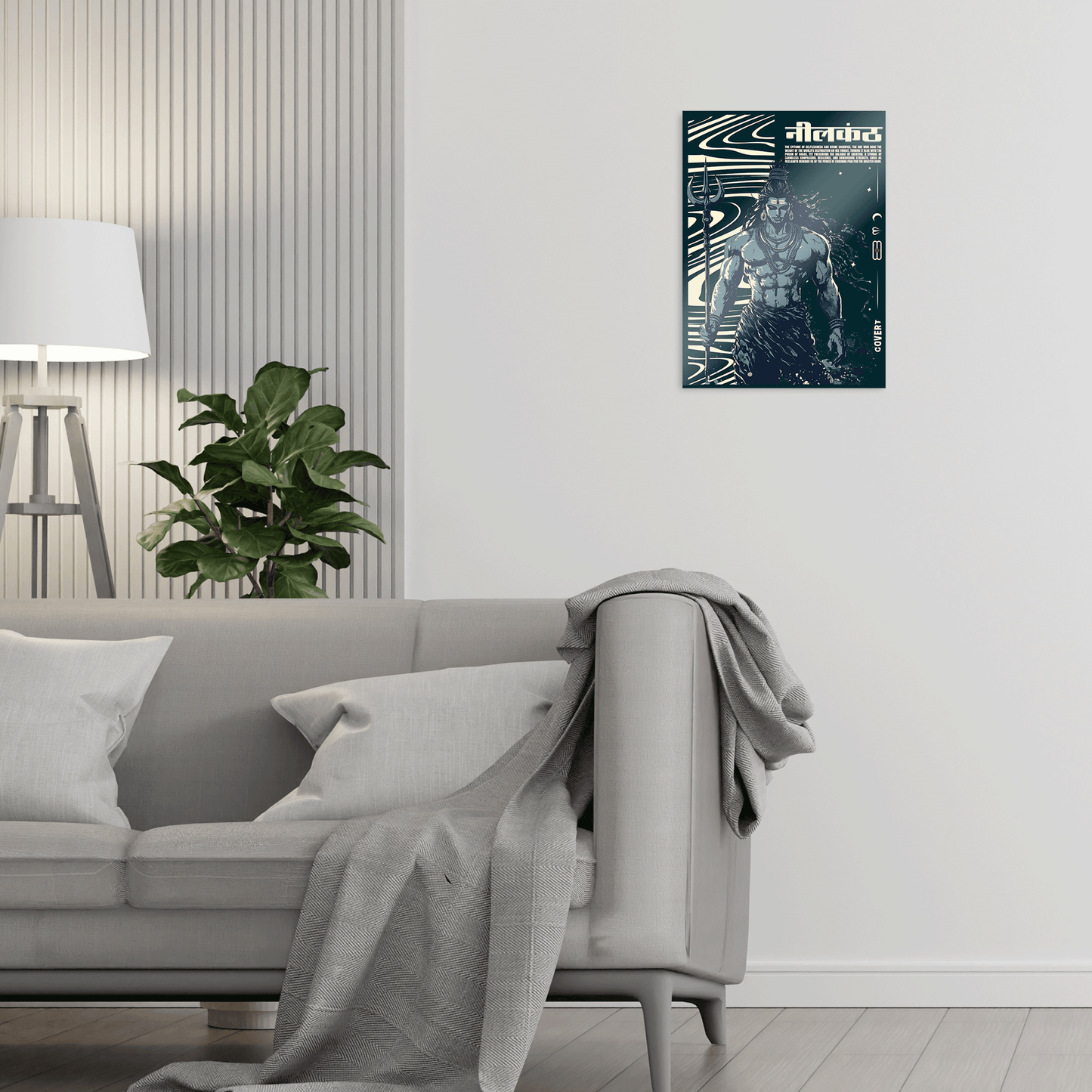 Neelkanth Metal Poster Covert