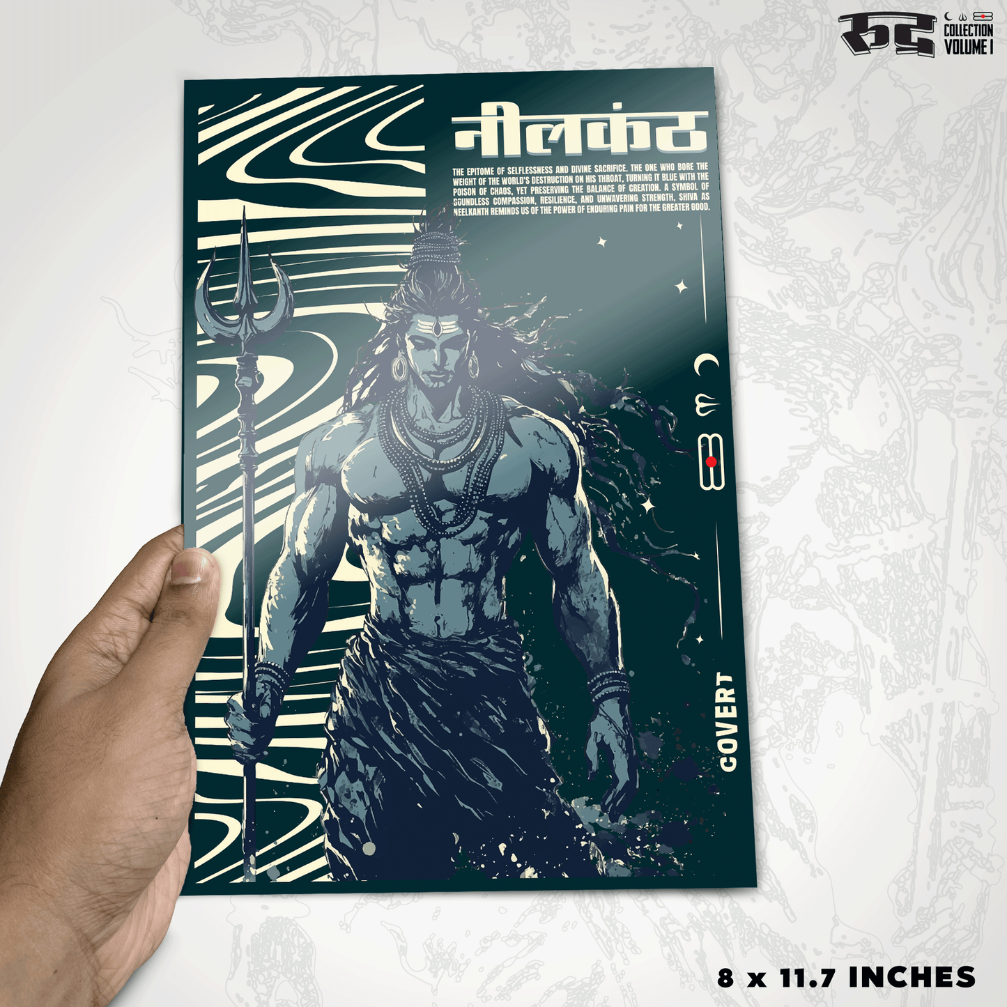 Neelkanth Metal Poster Covert