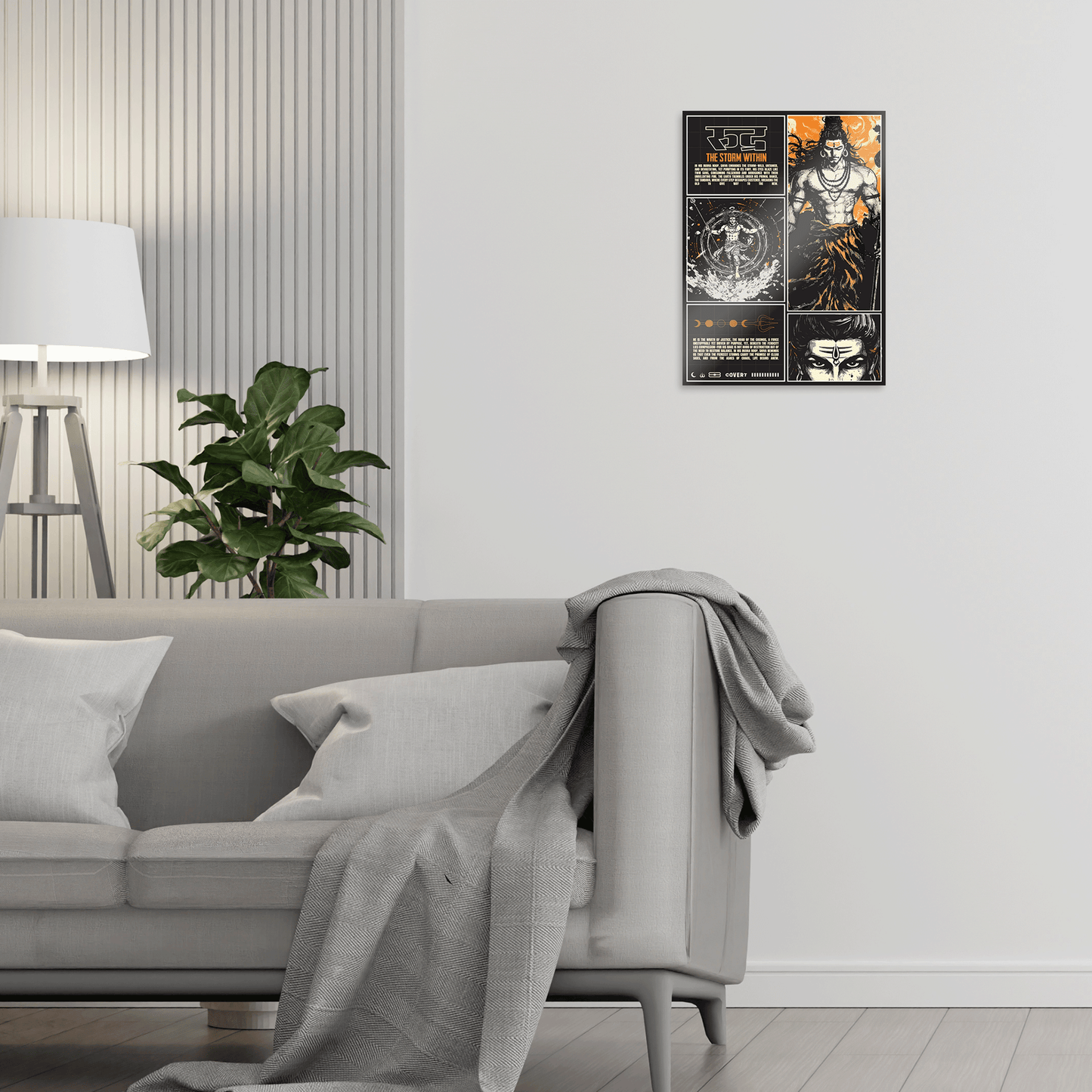 Rudra: The Storm Within Metal Poster Covert