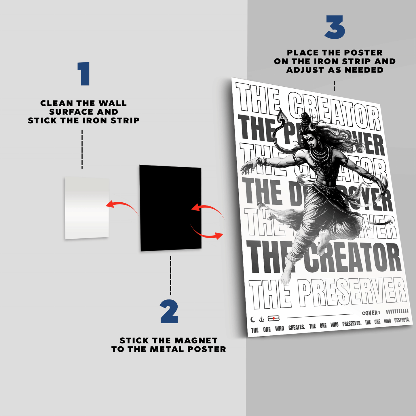 The Cosmic Dancer Metal Poster Covert