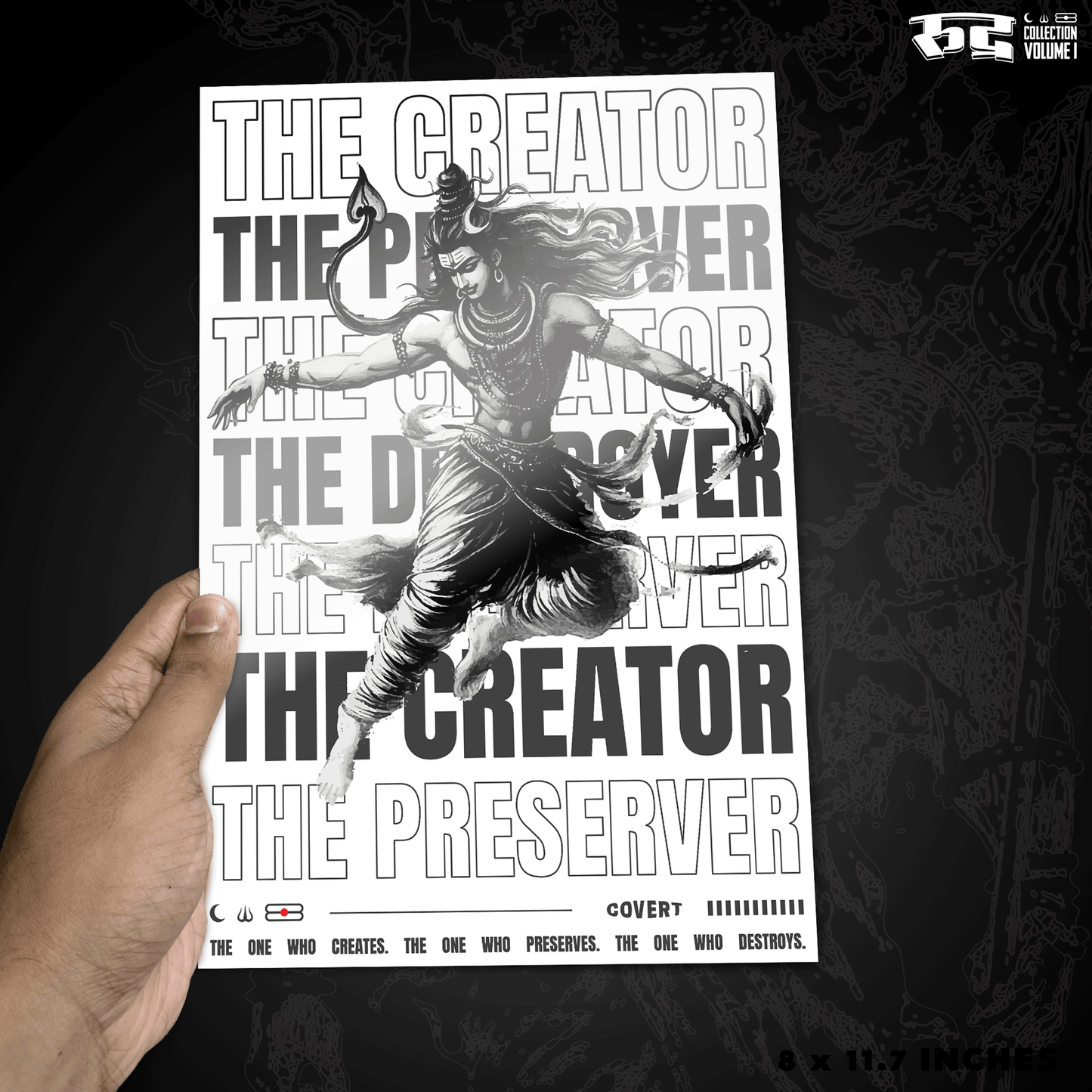 The Cosmic Dancer Metal Poster - Covert