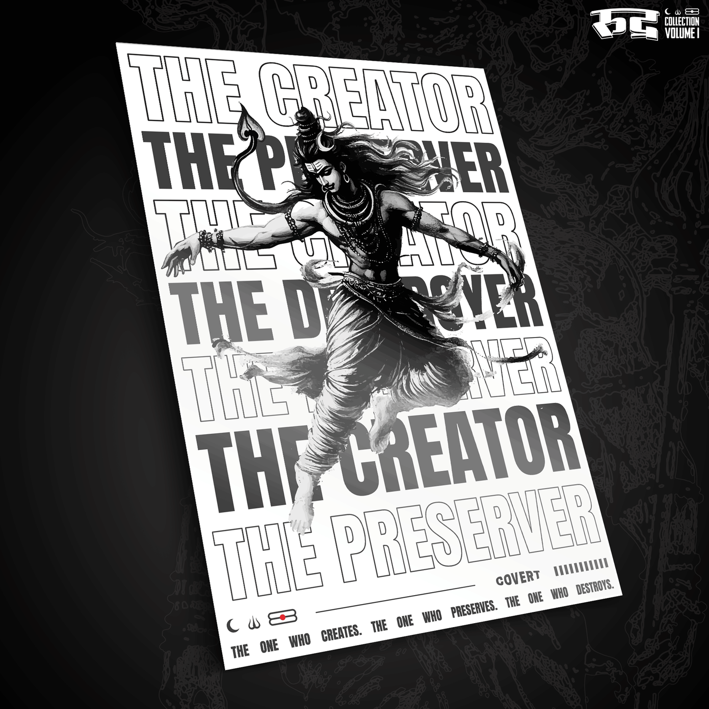 The Cosmic Dancer Metal Poster Covert