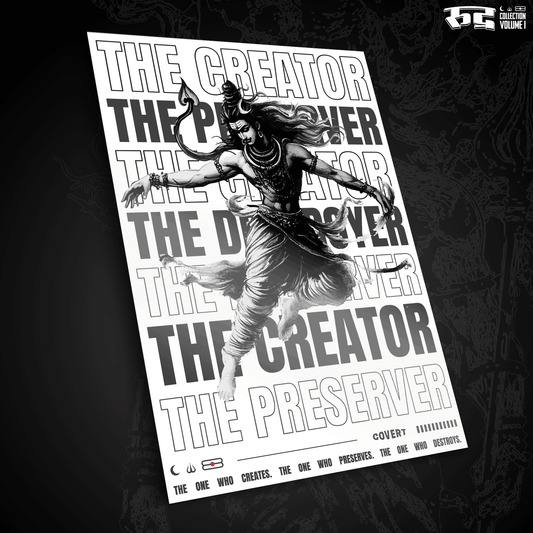 The Cosmic Dancer Metal Poster Covert