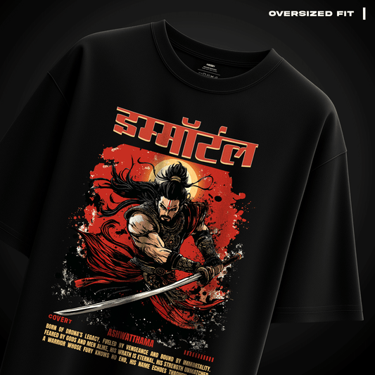 The Immortal Ashwatthama Oversized T-shirt - Covert