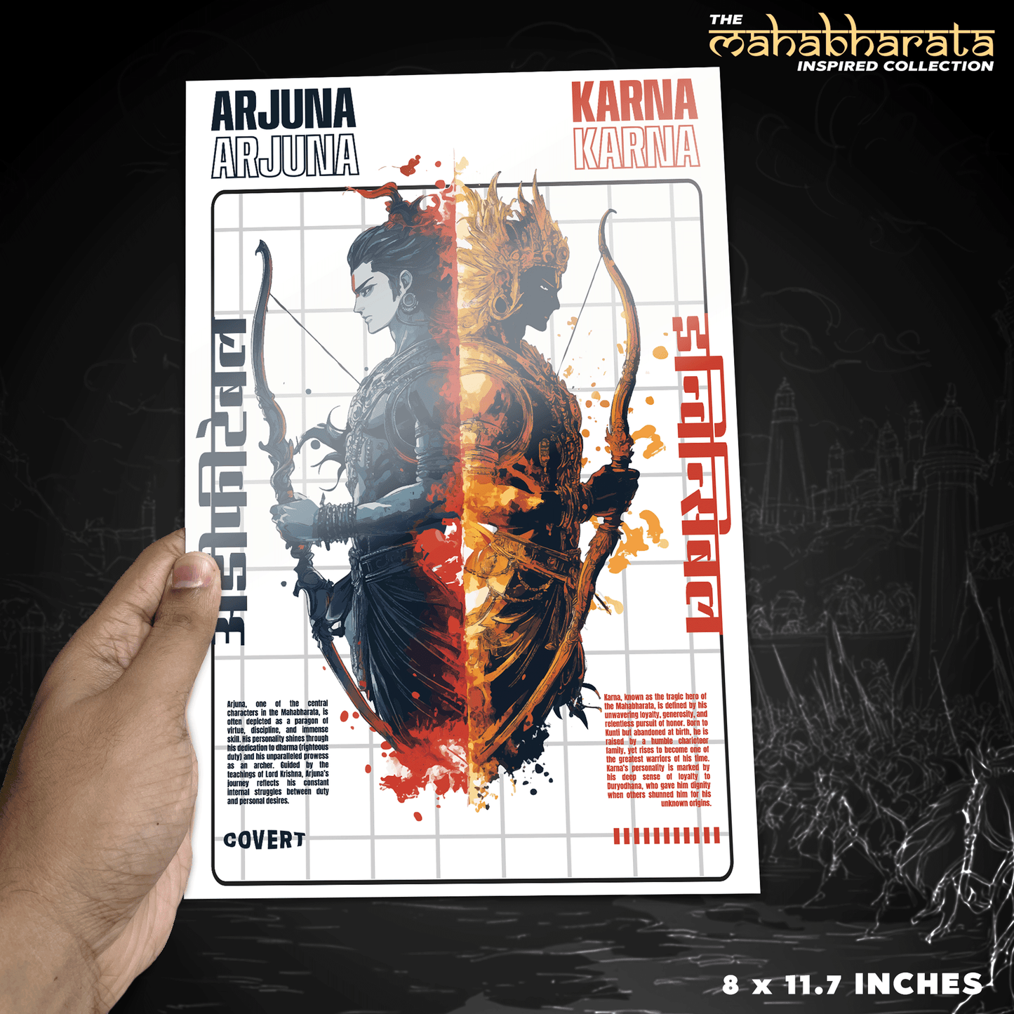 The Mighty Archers Metal Poster Covert