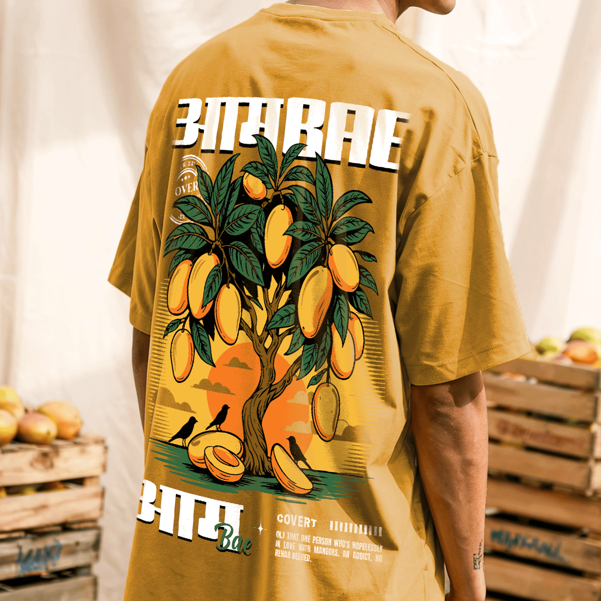 AamBae Oversized T-shirt Covert