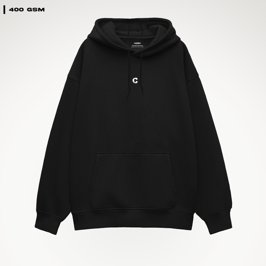 Basics Hoodie - Black Covert
