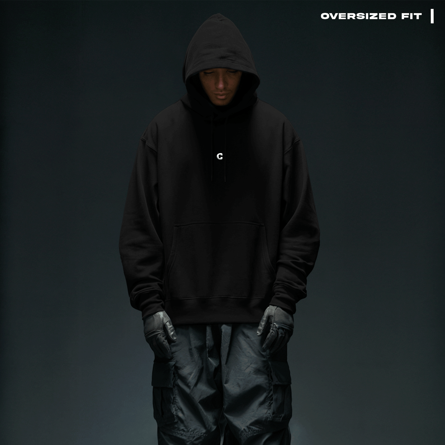 Basics Hoodie - Black Covert