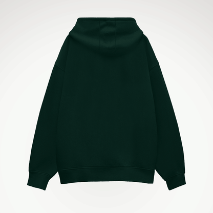 Basics Hoodie - Bottle Green Covert
