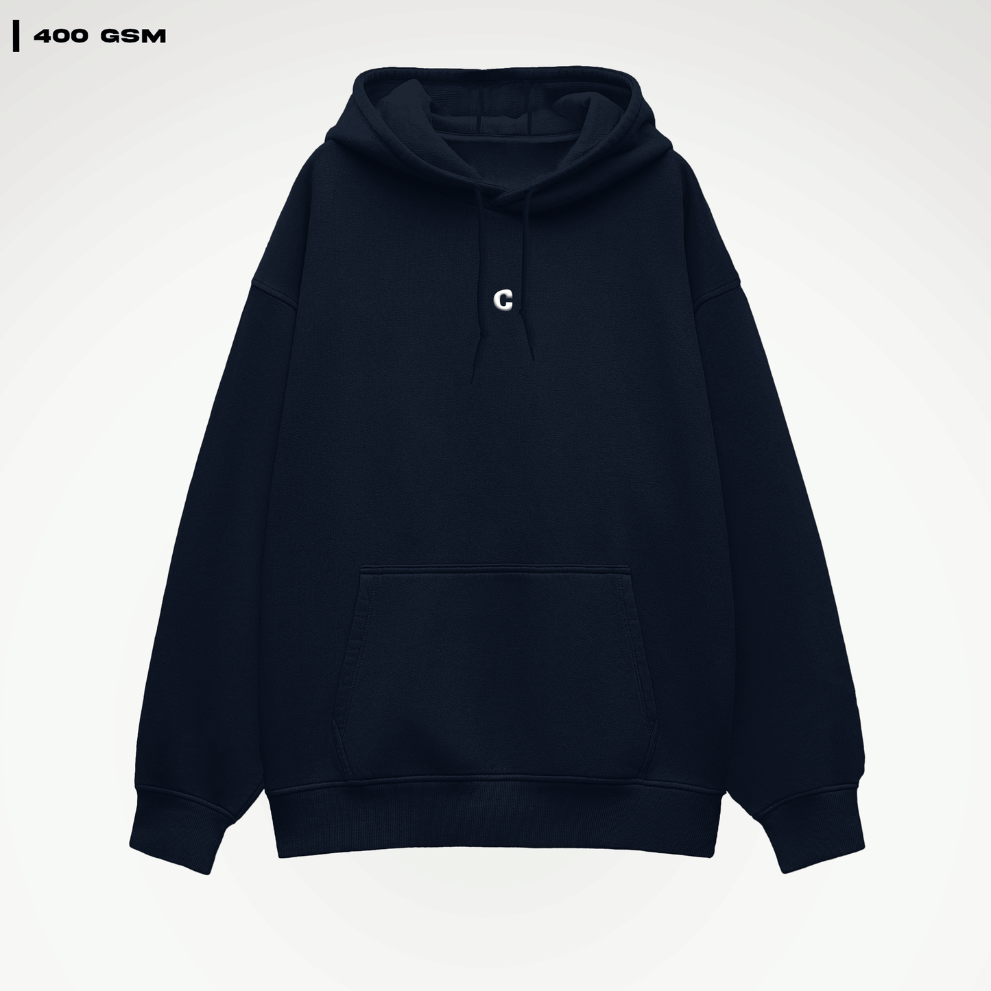 Basics Hoodie - Navy Blue Covert