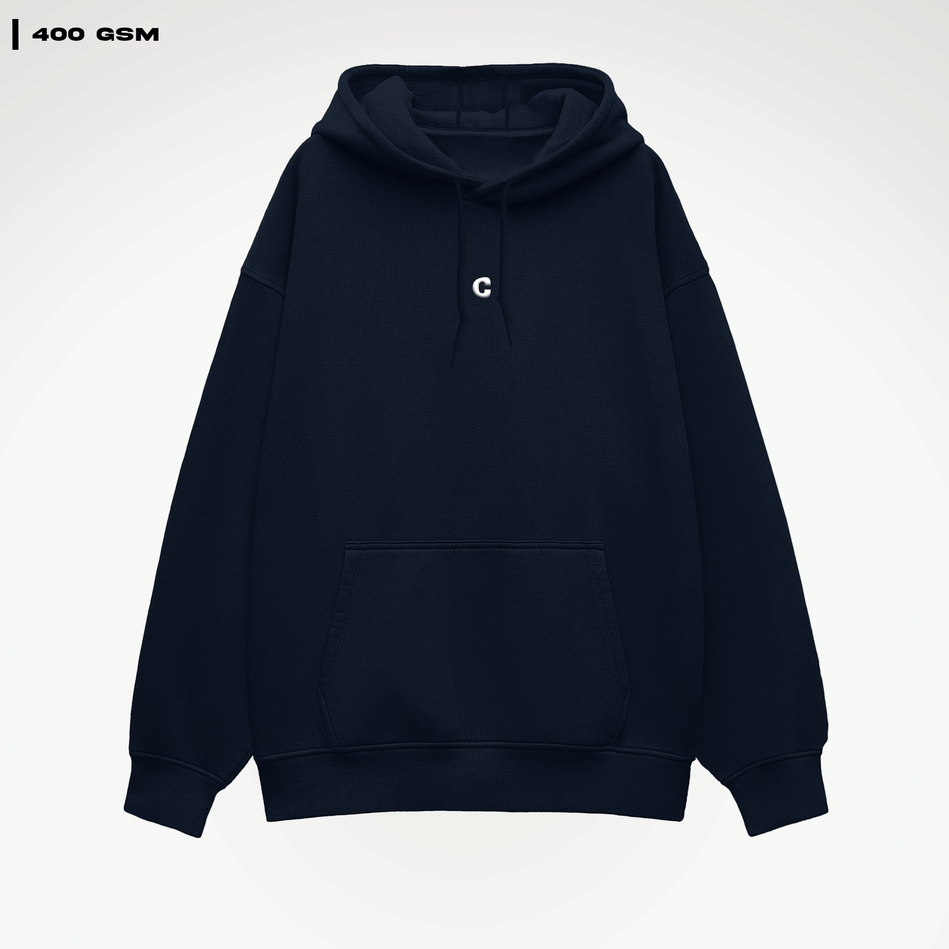 Basics Hoodie - Navy Blue Covert