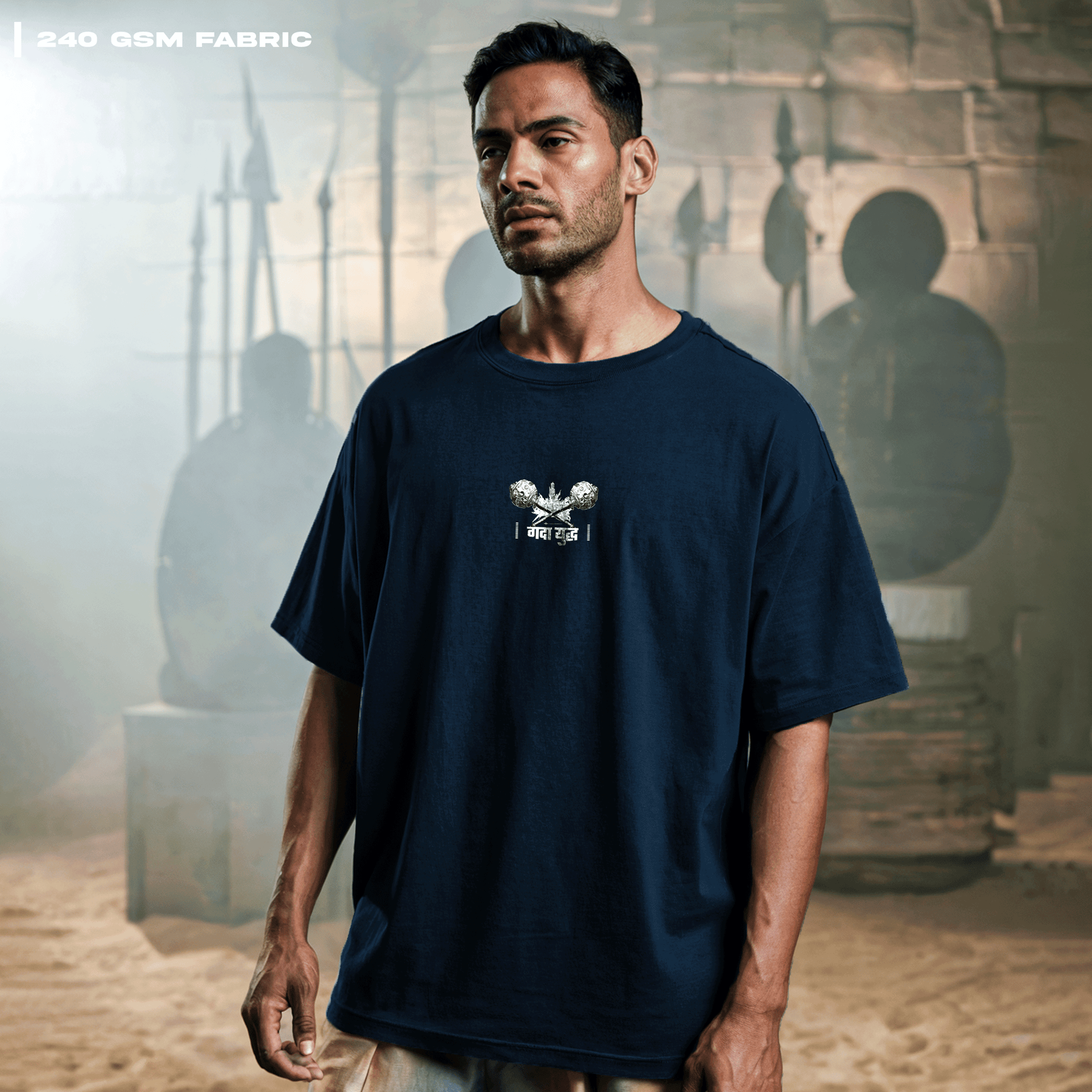 Bhim vs Duryodhan: The Final Blow Oversized T-Shirt Covert