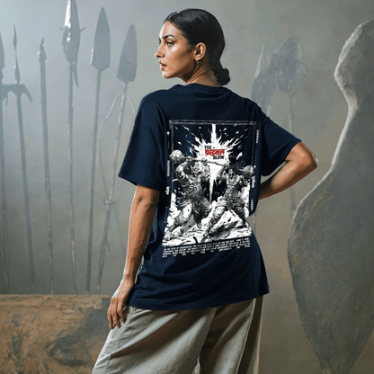 Bhim vs Duryodhan: The Final Blow Oversized T-Shirt Covert