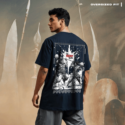 Bhim vs Duryodhan: The Final Blow Oversized T-Shirt Covert