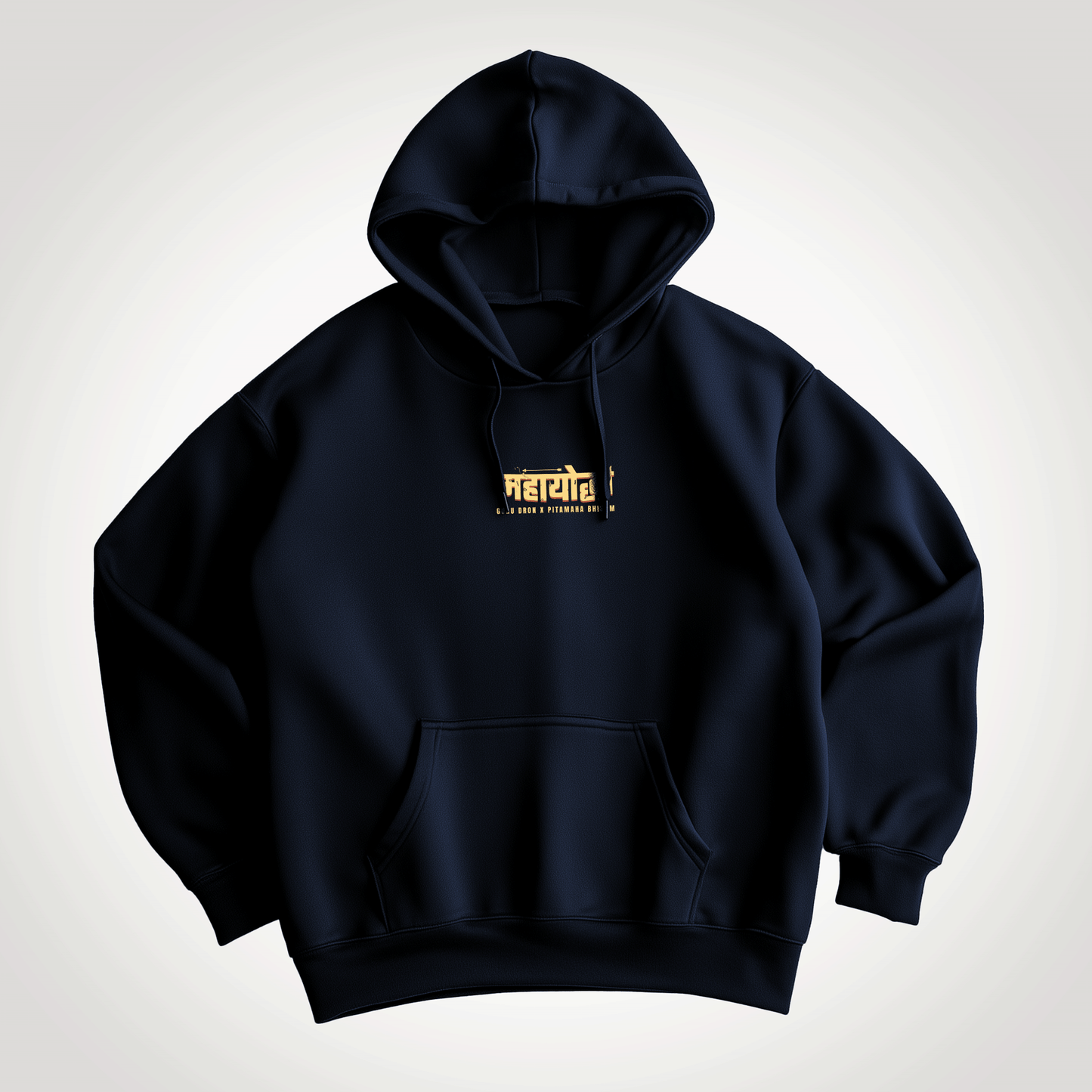 Guru Dron × Pitamaha Bhishm Oversized Hoodie Covert