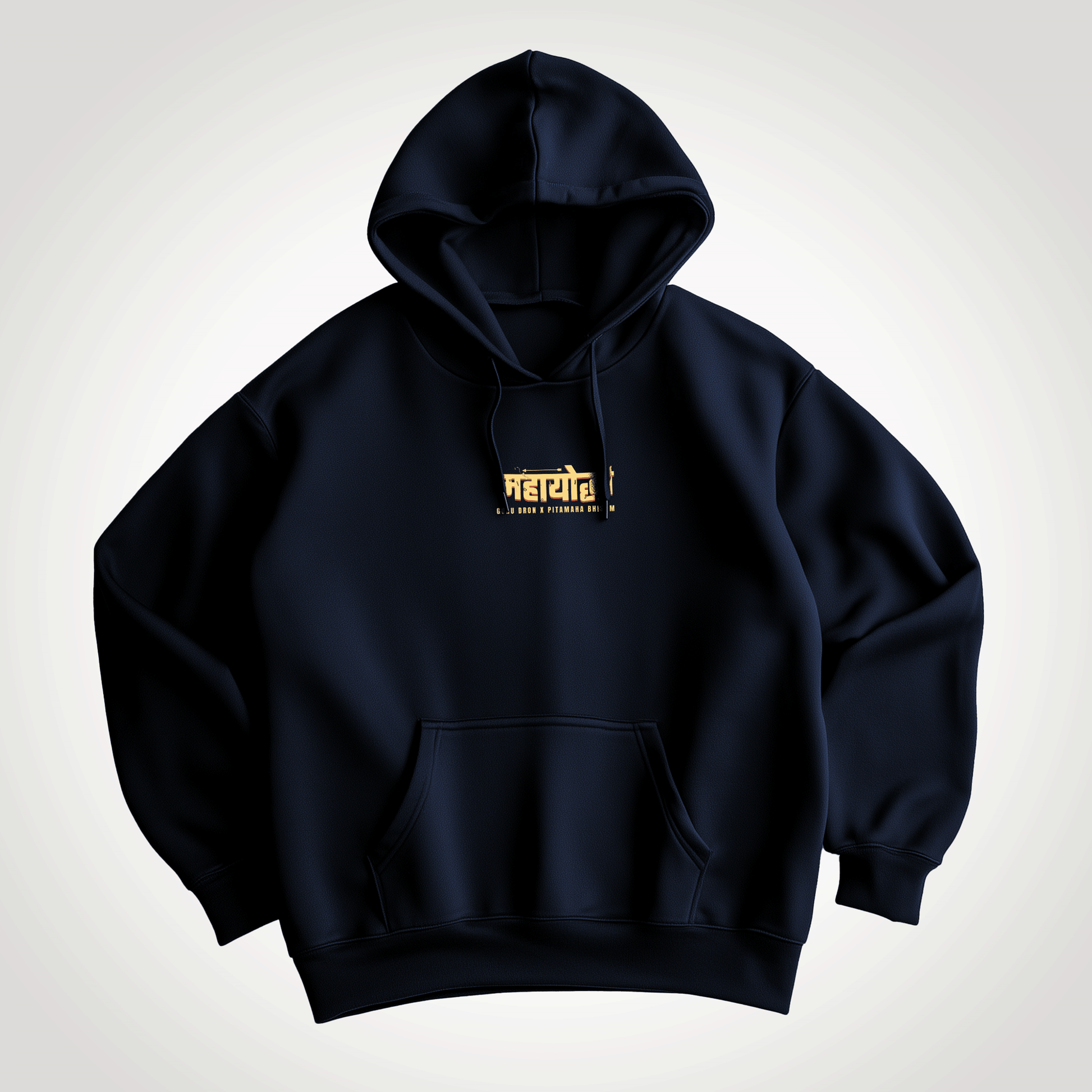 Guru Dron × Pitamaha Bhishm Oversized Hoodie Covert