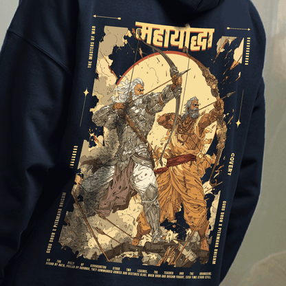 Guru Dron × Pitamaha Bhishm Oversized Hoodie Covert