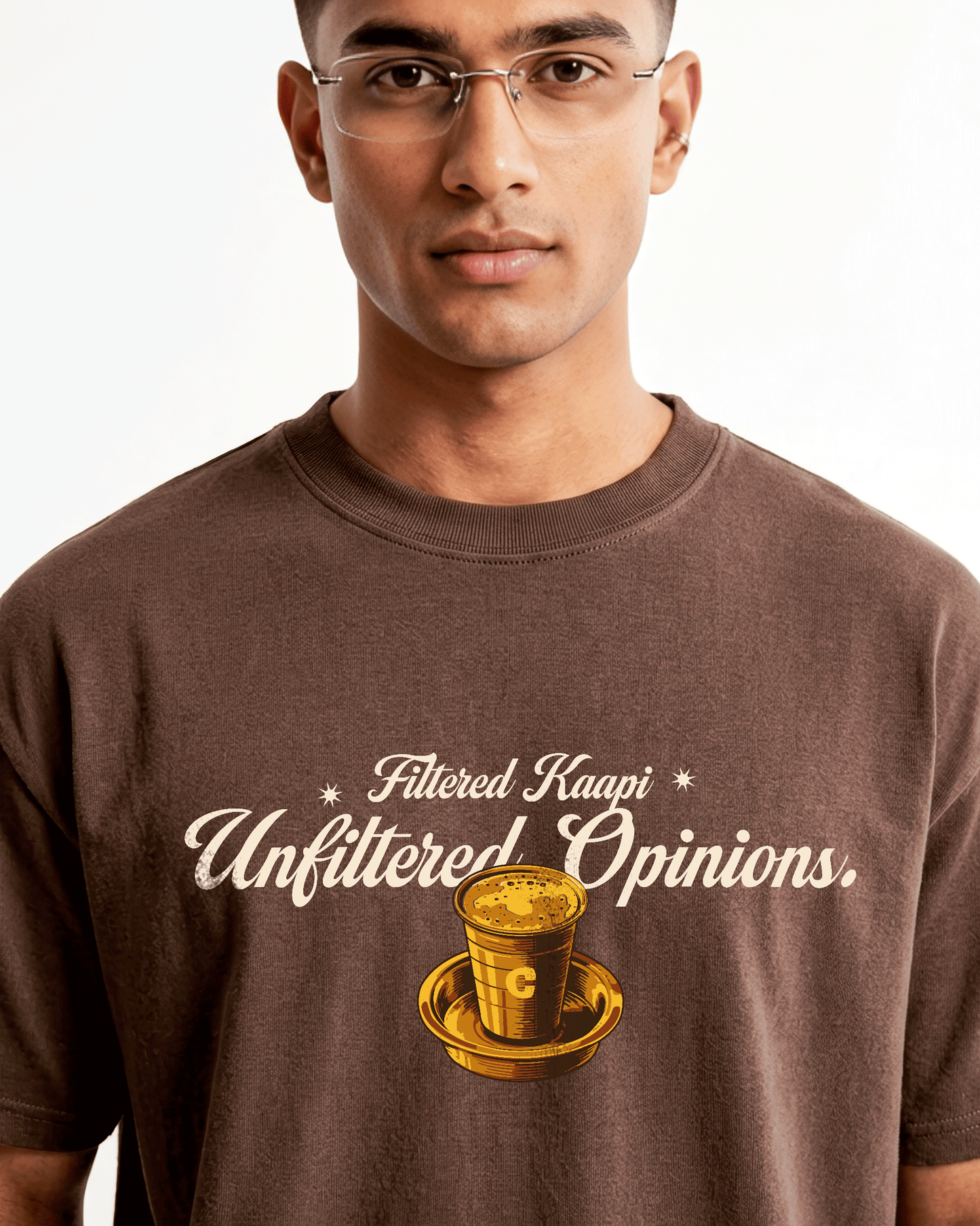 Filter Kaapi: Unfiltered Opinions T-shirt
