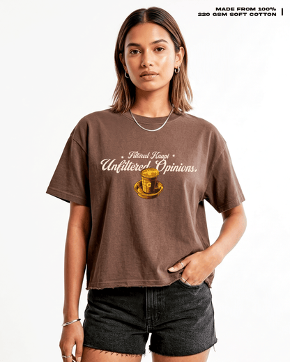 Filter Kaapi: Unfiltered Opinions T-shirt