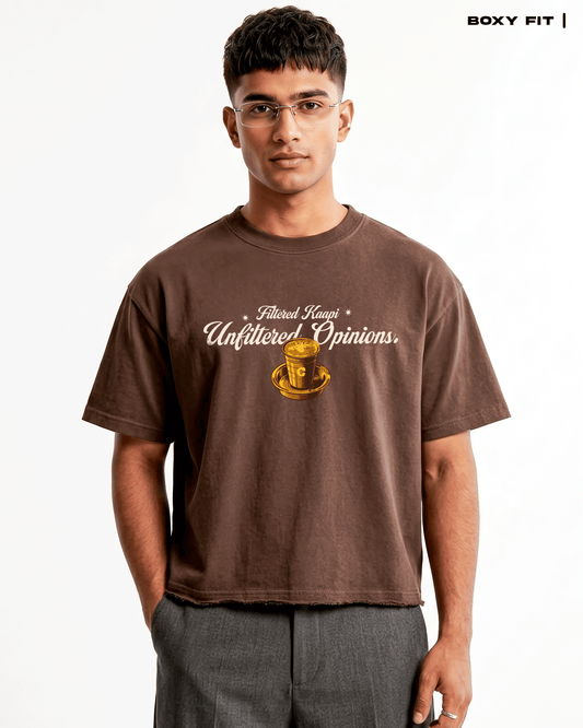 Filter Kaapi: Unfiltered Opinions T-shirt