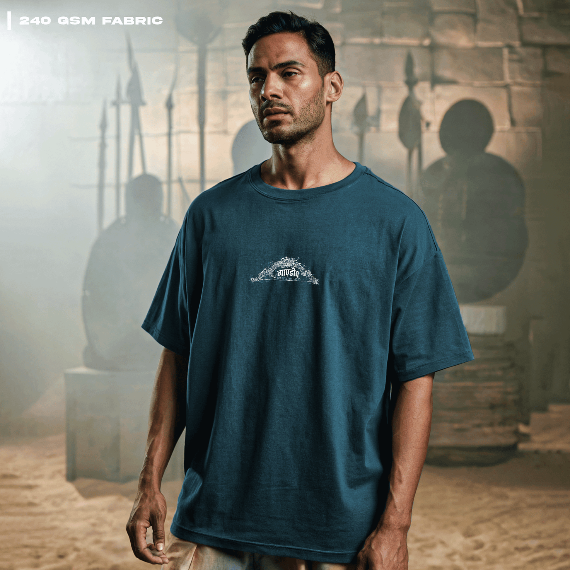 Gandiva: The Celestial Bow Oversized T-Shirt Covert