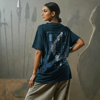 Gandiva: The Celestial Bow Oversized T-Shirt Covert