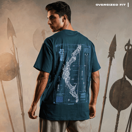 Gandiva: The Celestial Bow Oversized T-Shirt Covert
