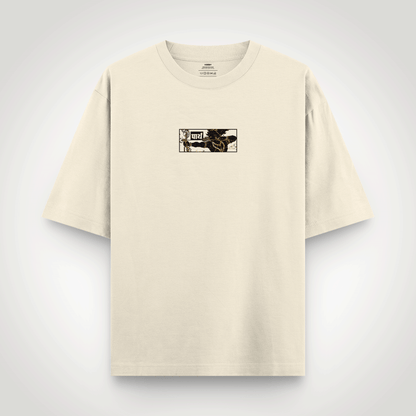 Parth: Fire and Peace Oversized T-Shirt Covert