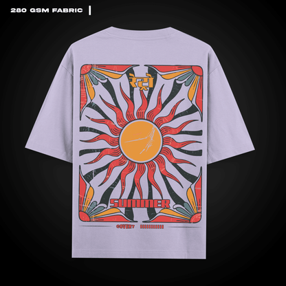 Retro Summer Oversized T-shirt Covert