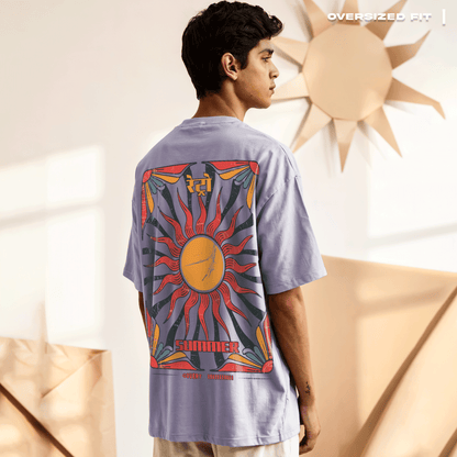 Retro Summer Oversized T-shirt Covert