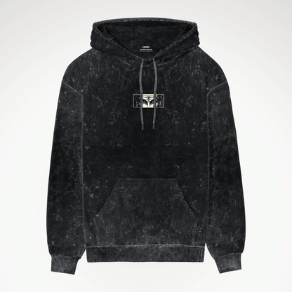 Rudra: The Storm Within Acid Wash Hoodie - Covert