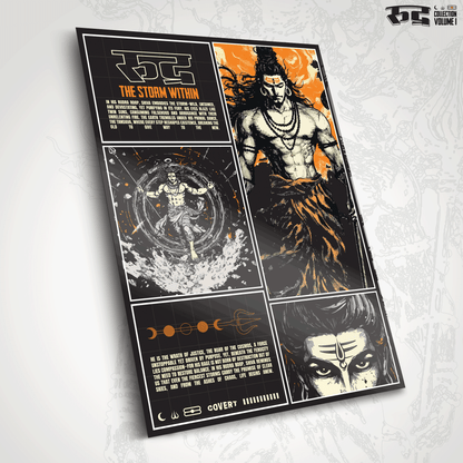 Rudra: The Storm Within Metal Poster Covert