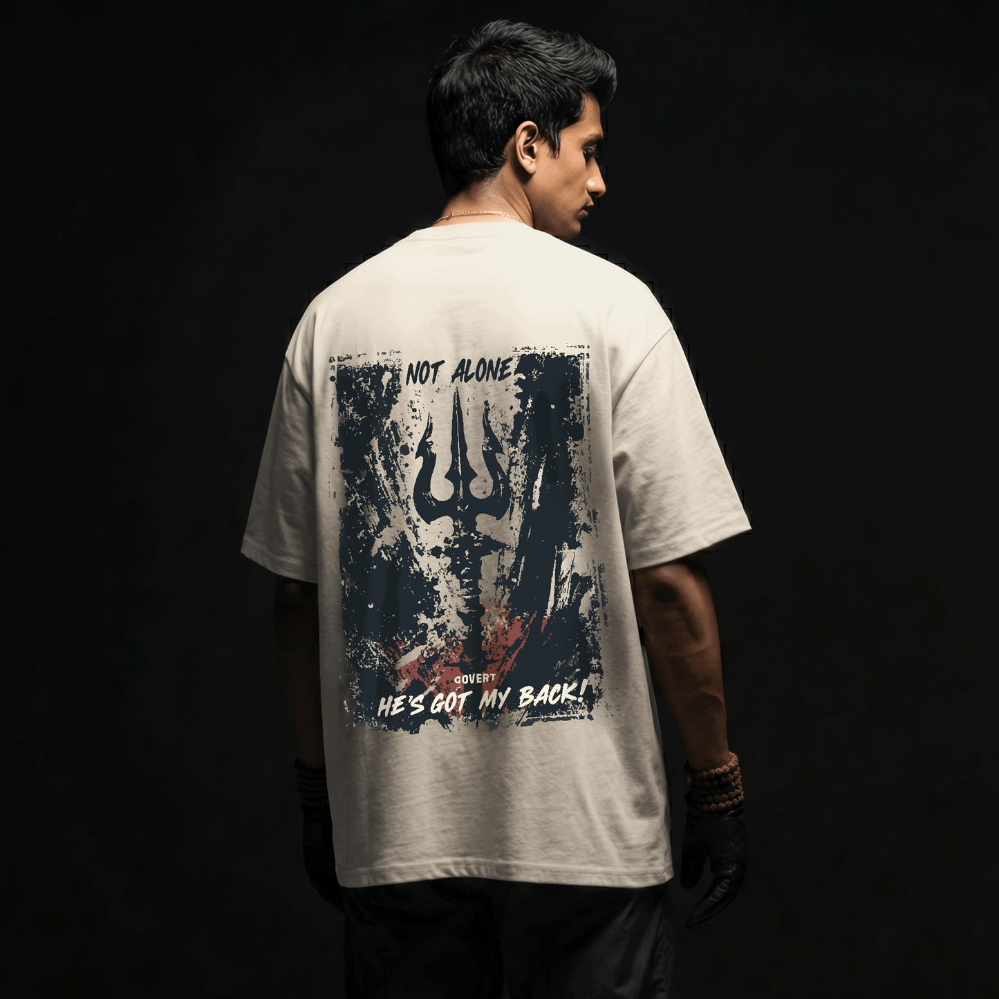 Shiva: He's Got Your Back T-shirt Covert