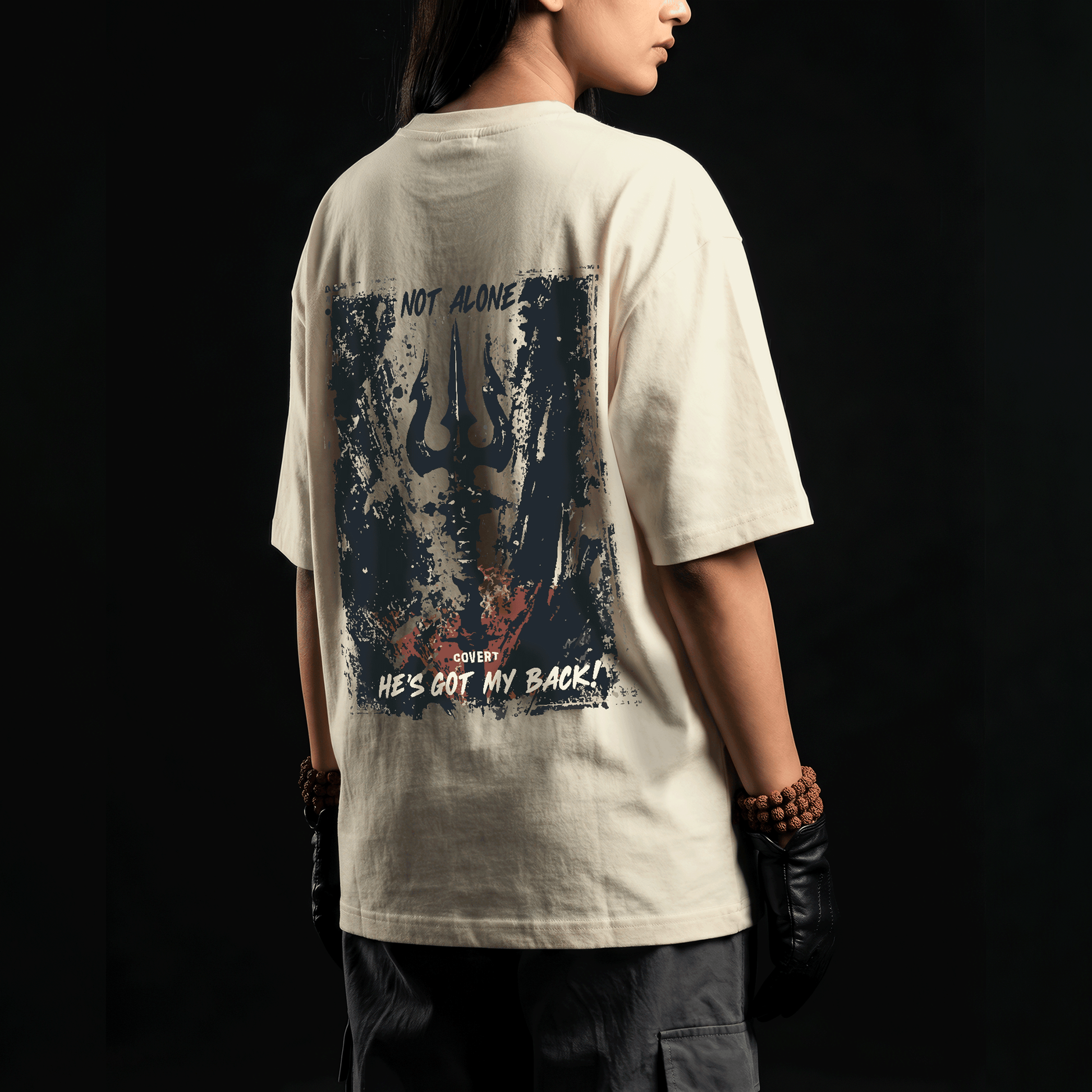 Shiva: He's Got Your Back T-shirt Covert