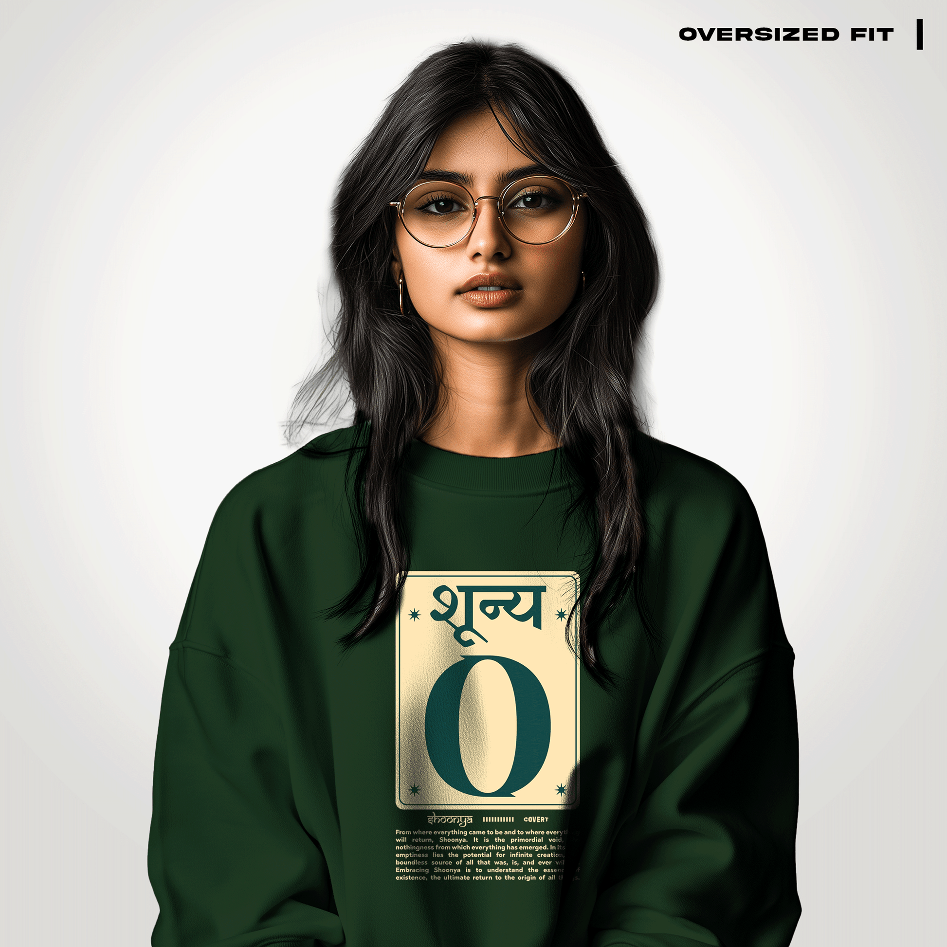 Shoonya Oversized Sweatshirt Covert