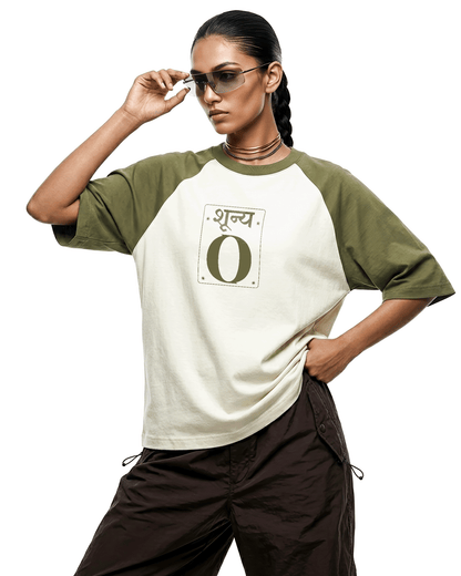 Shoonya Raglan T-shirt Covert