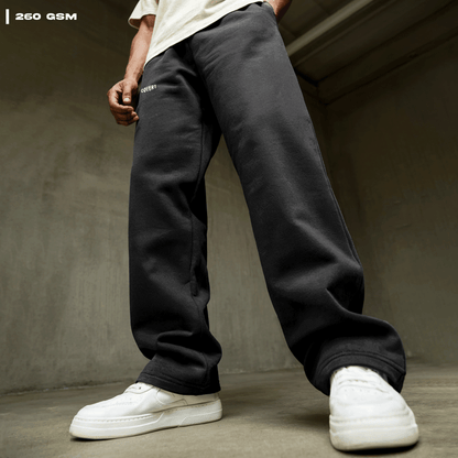 Solids: Black Korean Sweatpants Covert