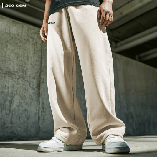 Solids: Off-white Korean Sweatpants Covert