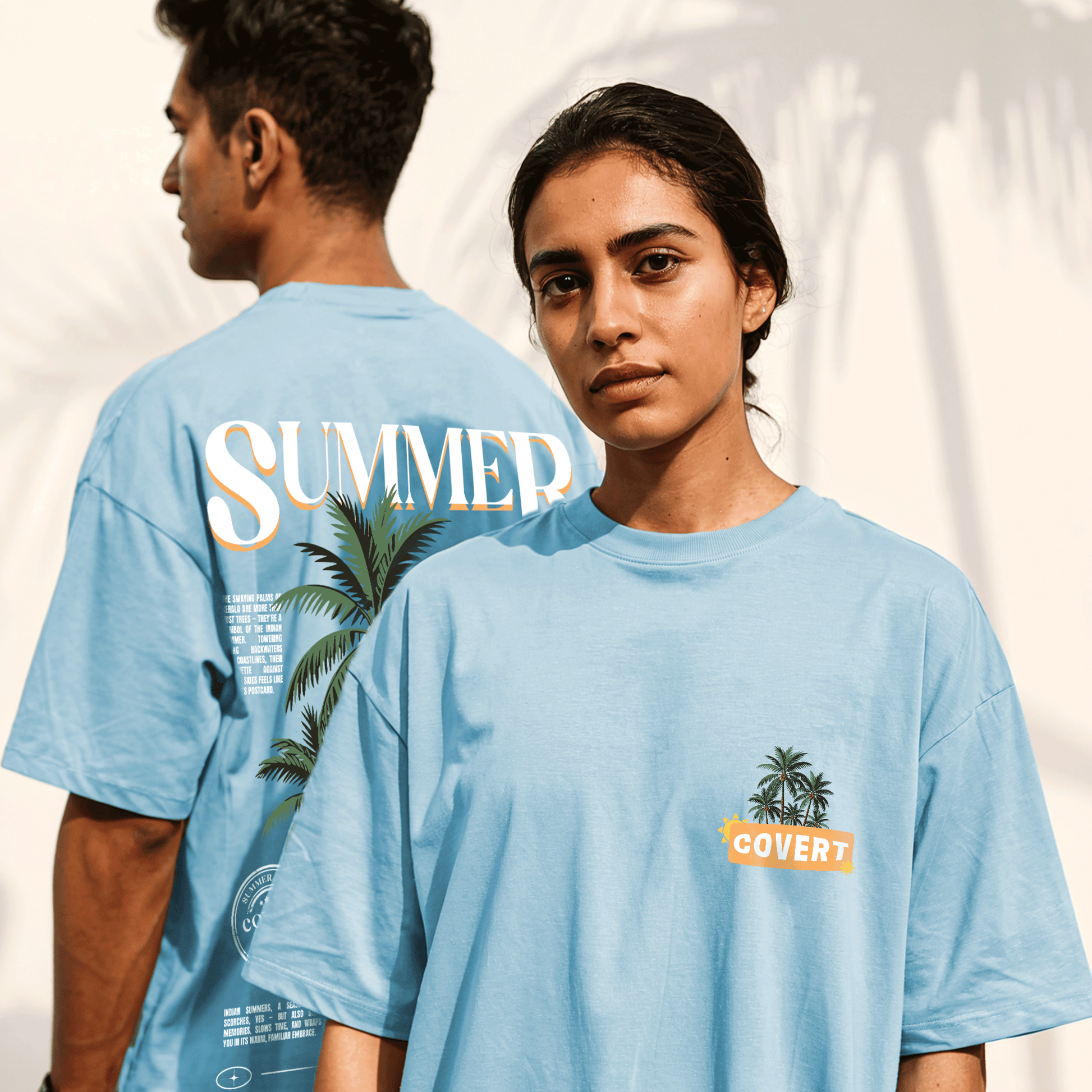 Summer Vacation Oversized T-shirt Covert