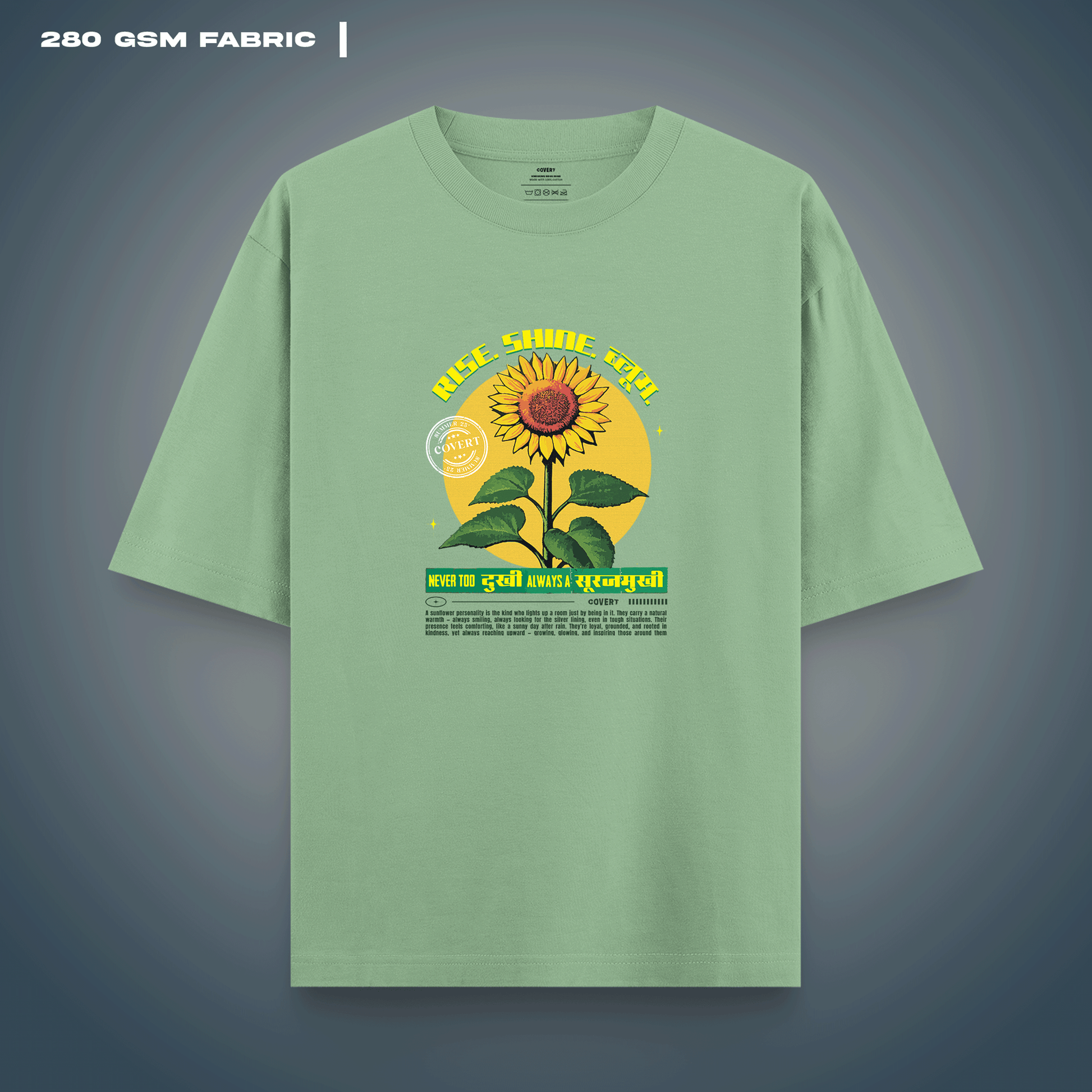 Surajmukhi Oversized T-shirt Covert