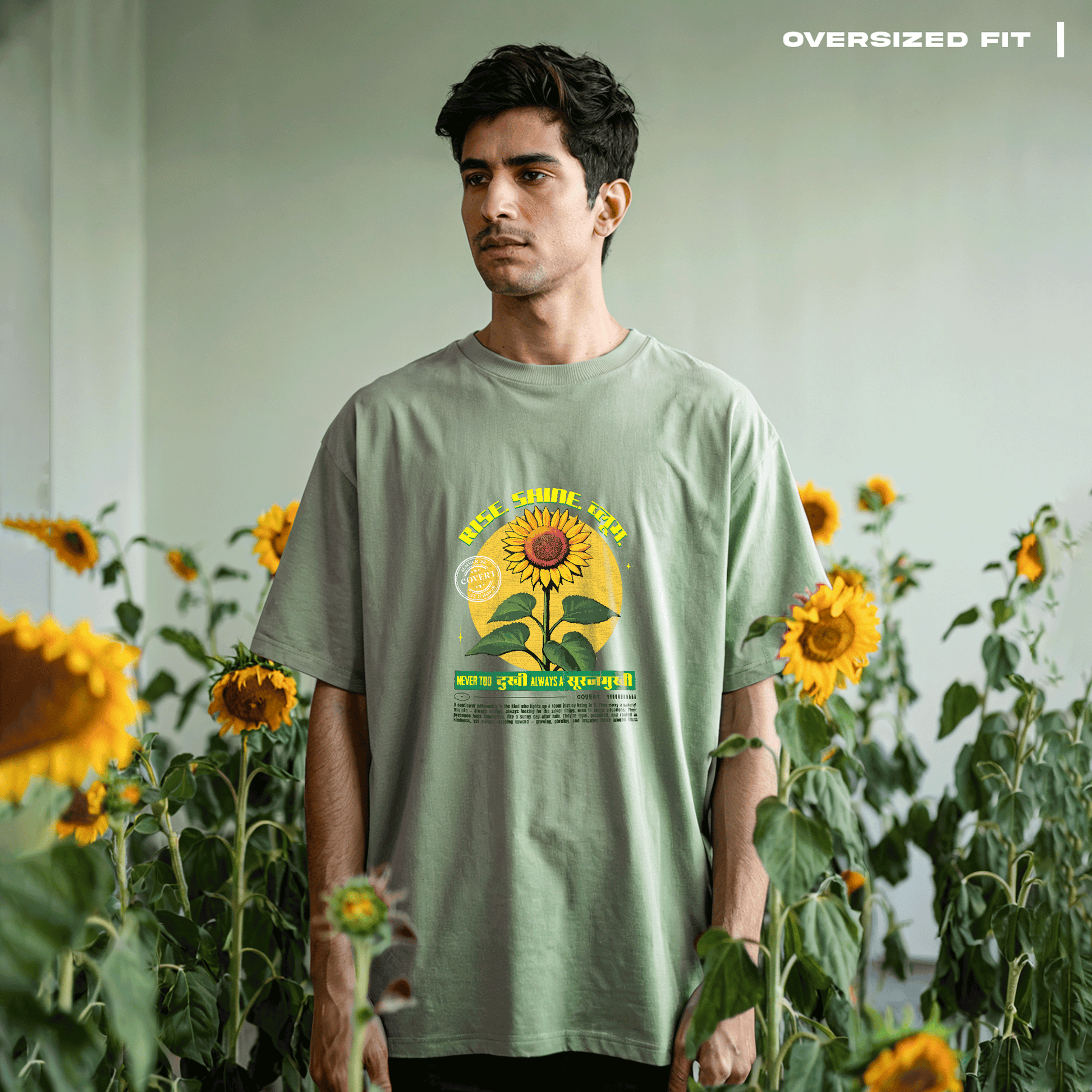 Surajmukhi Oversized T-shirt Covert