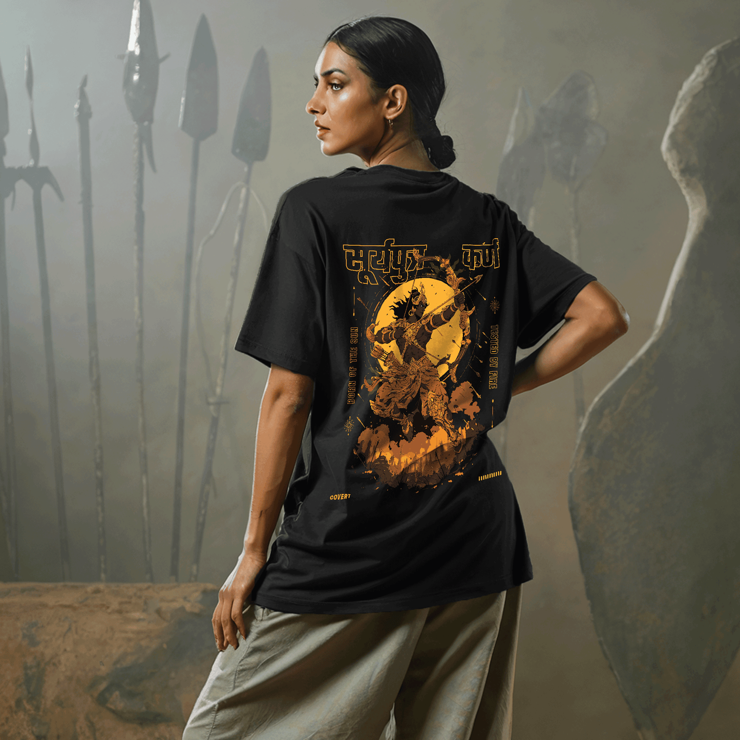 Suryaputra: Karna Oversized T-Shirt Covert