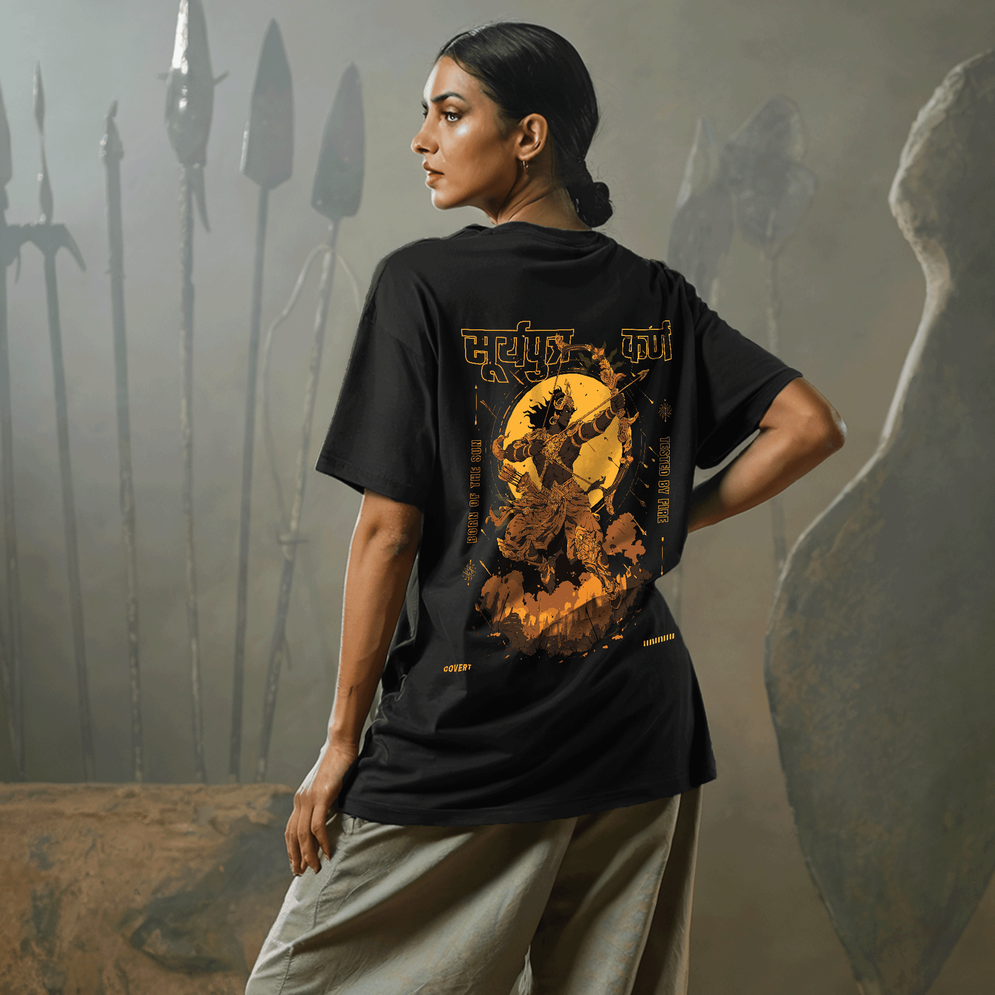 Suryaputra: Karna Oversized T-Shirt Covert