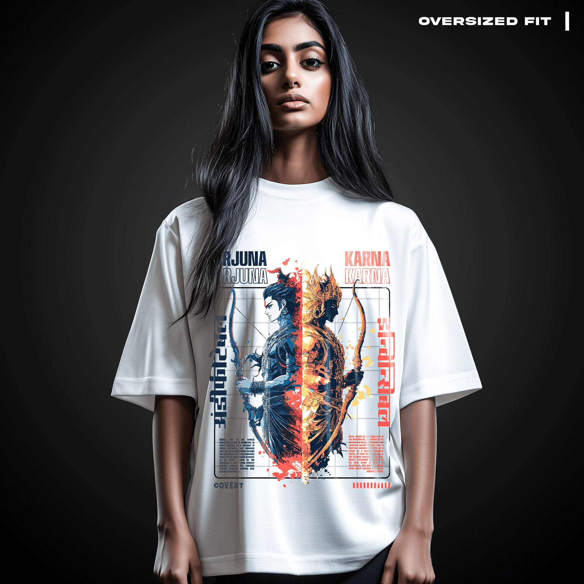 The Mighty Archers Oversized T-shirt - Covert