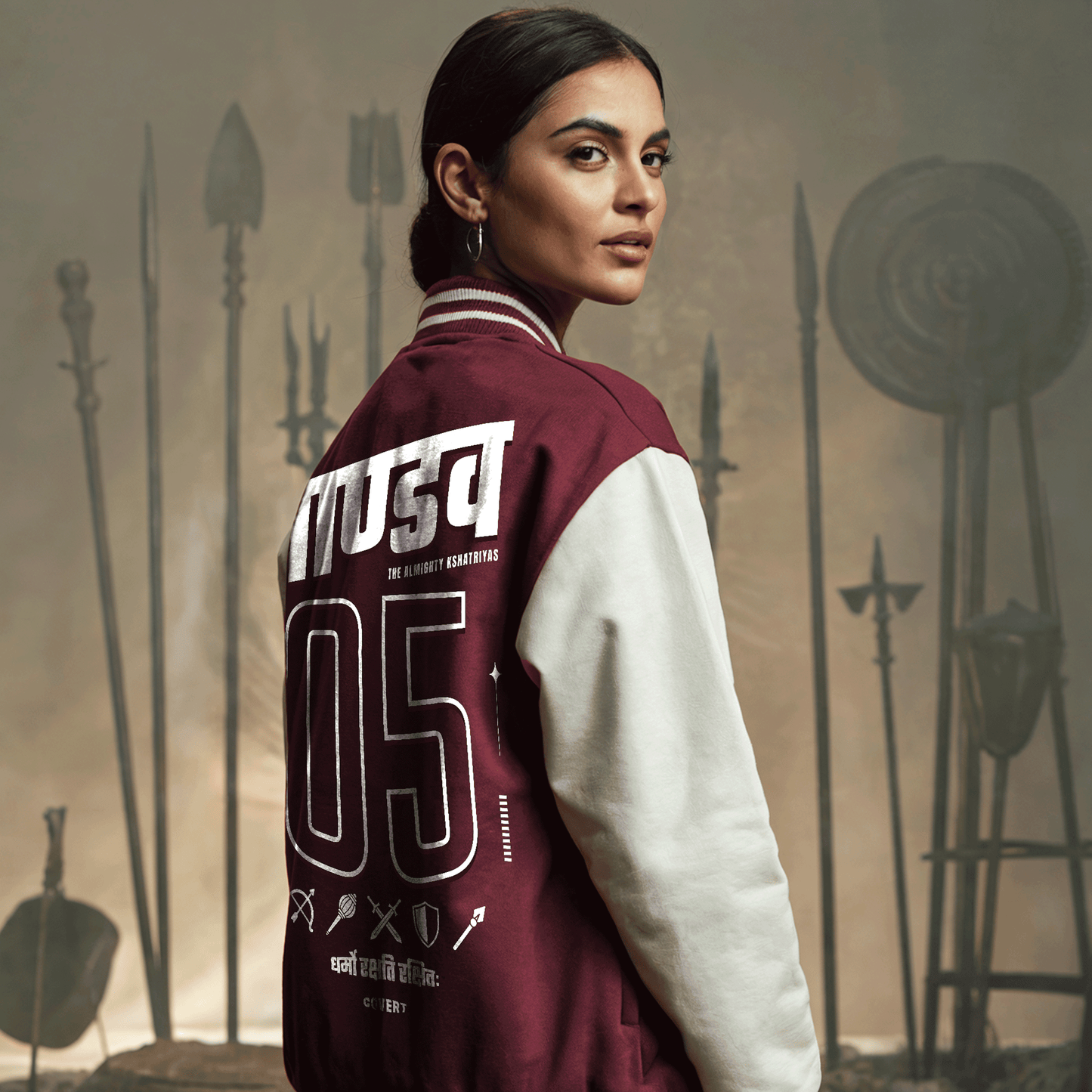 Pandavas: The Mighty Kshatriyas Varsity Jacket