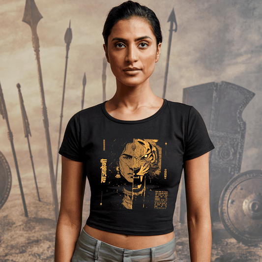 Yajnaseni: Draupadi Baby Tee Covert
